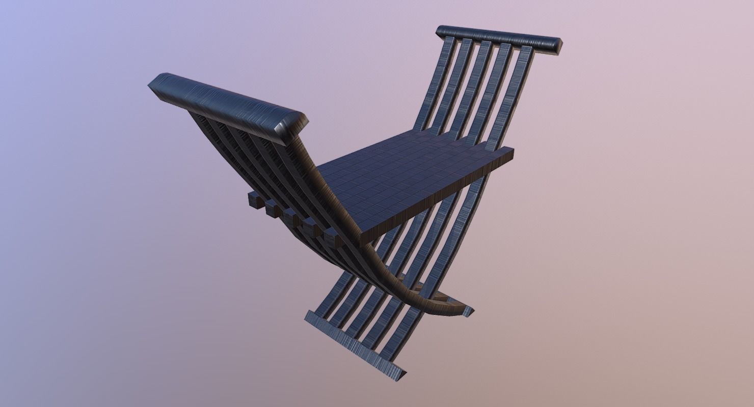 Chair M04 - The Marquis Collection Low-poly 3D model_6