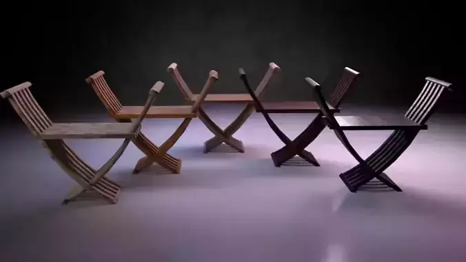 Chair M04 - The Marquis Collection Low-poly 3D model