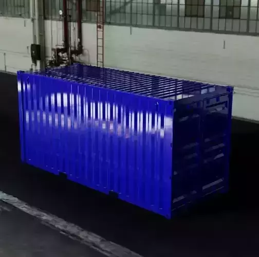 20FT ISO Shipping Container 3D model