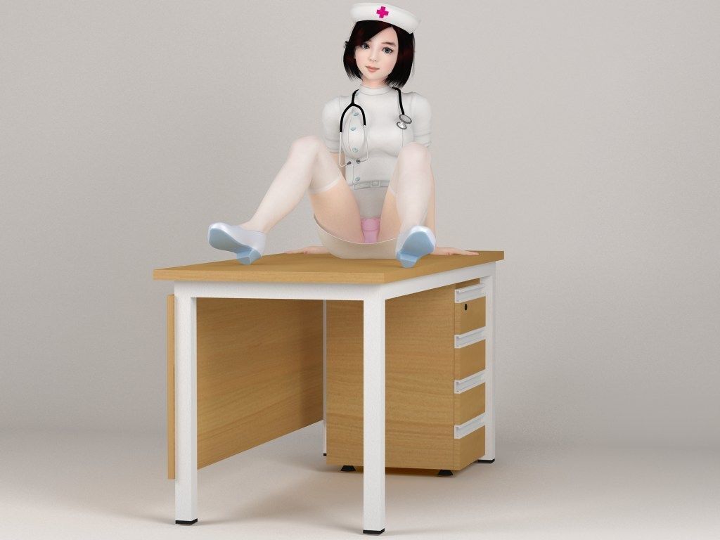 Otome various outfit pose 02 3D model_20