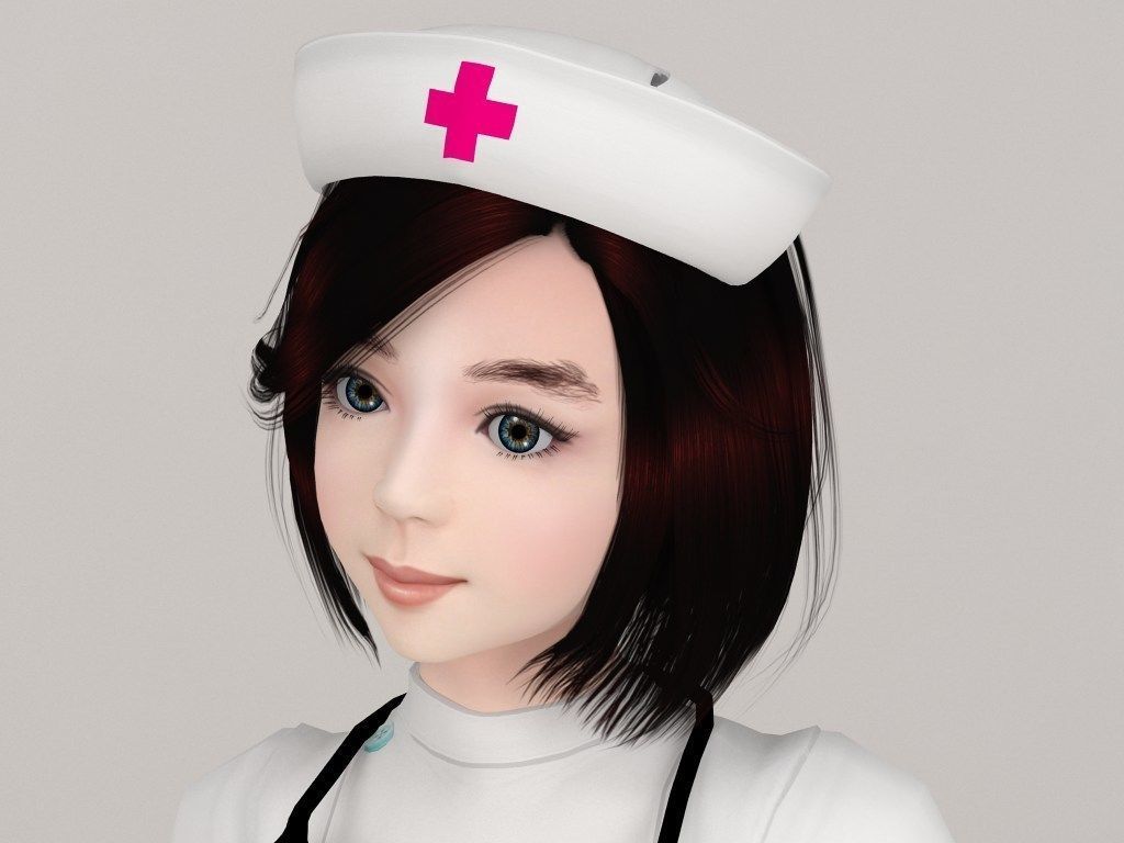 Otome various outfit pose 02 3D model_22