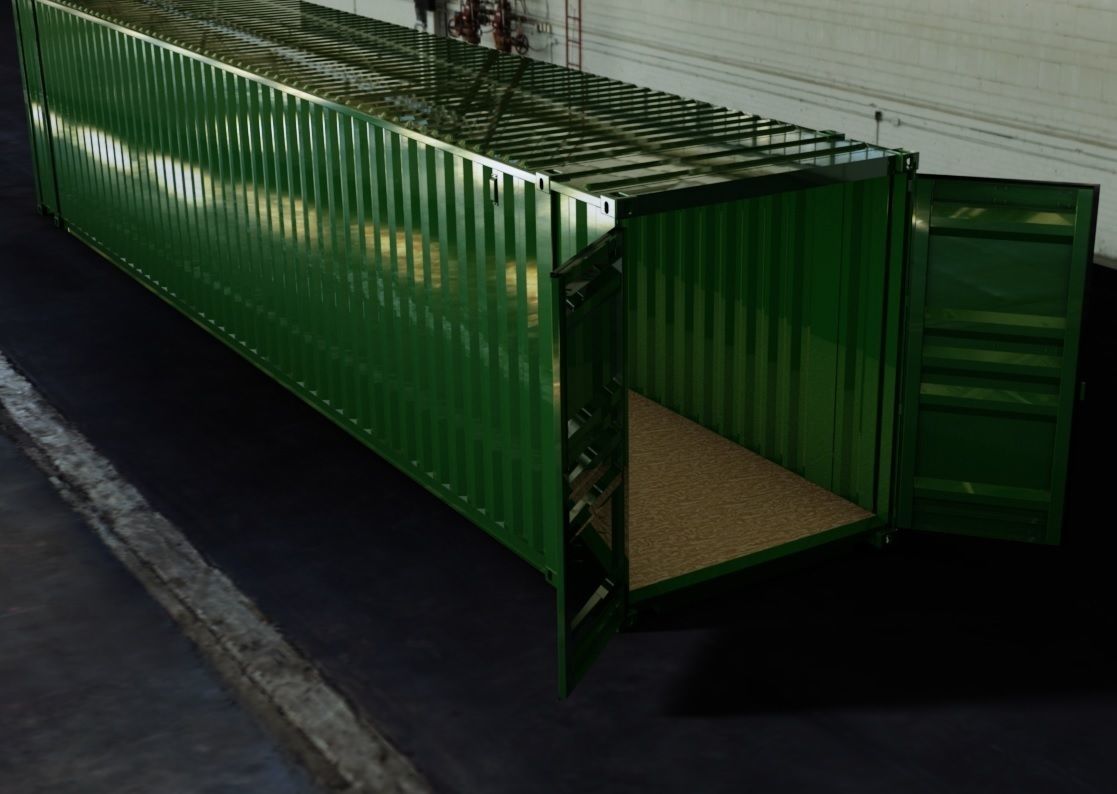 45FT ISO Shipping Container 3D model_2