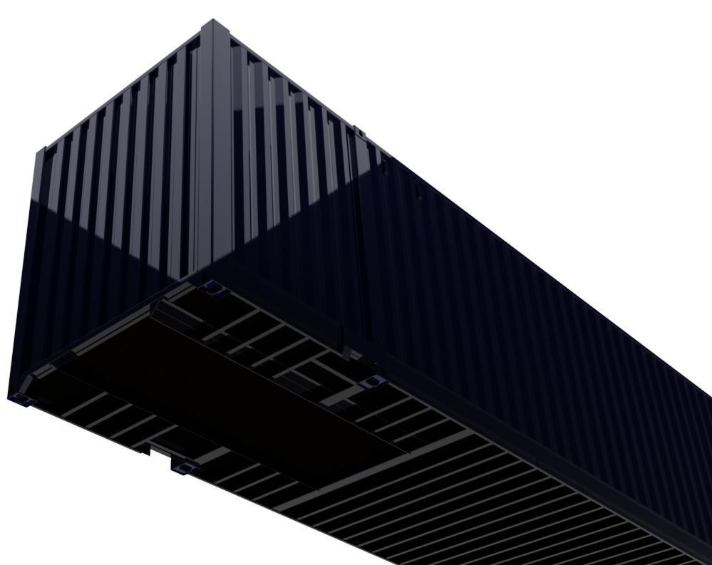 53FT ISO Shipping Container 3D model_3
