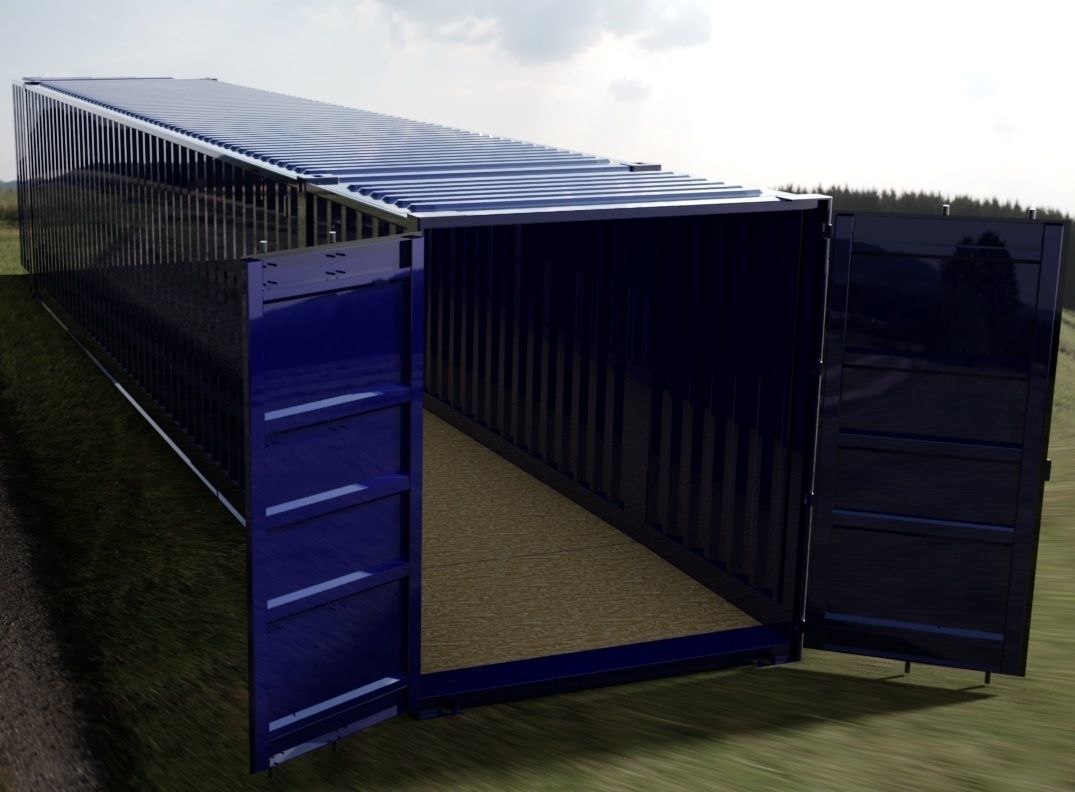 53FT ISO Shipping Container 3D model_2