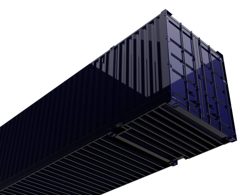 53FT ISO Shipping Container 3D model_4