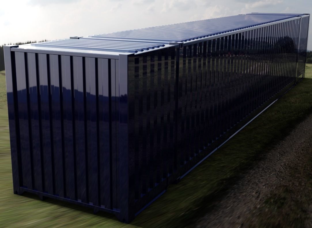 53FT ISO Shipping Container 3D model_1