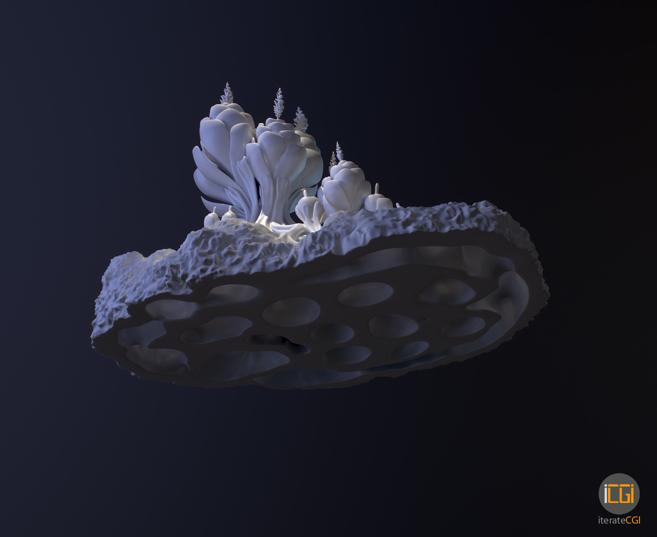 Alien Plant Succulent 3D print model_13