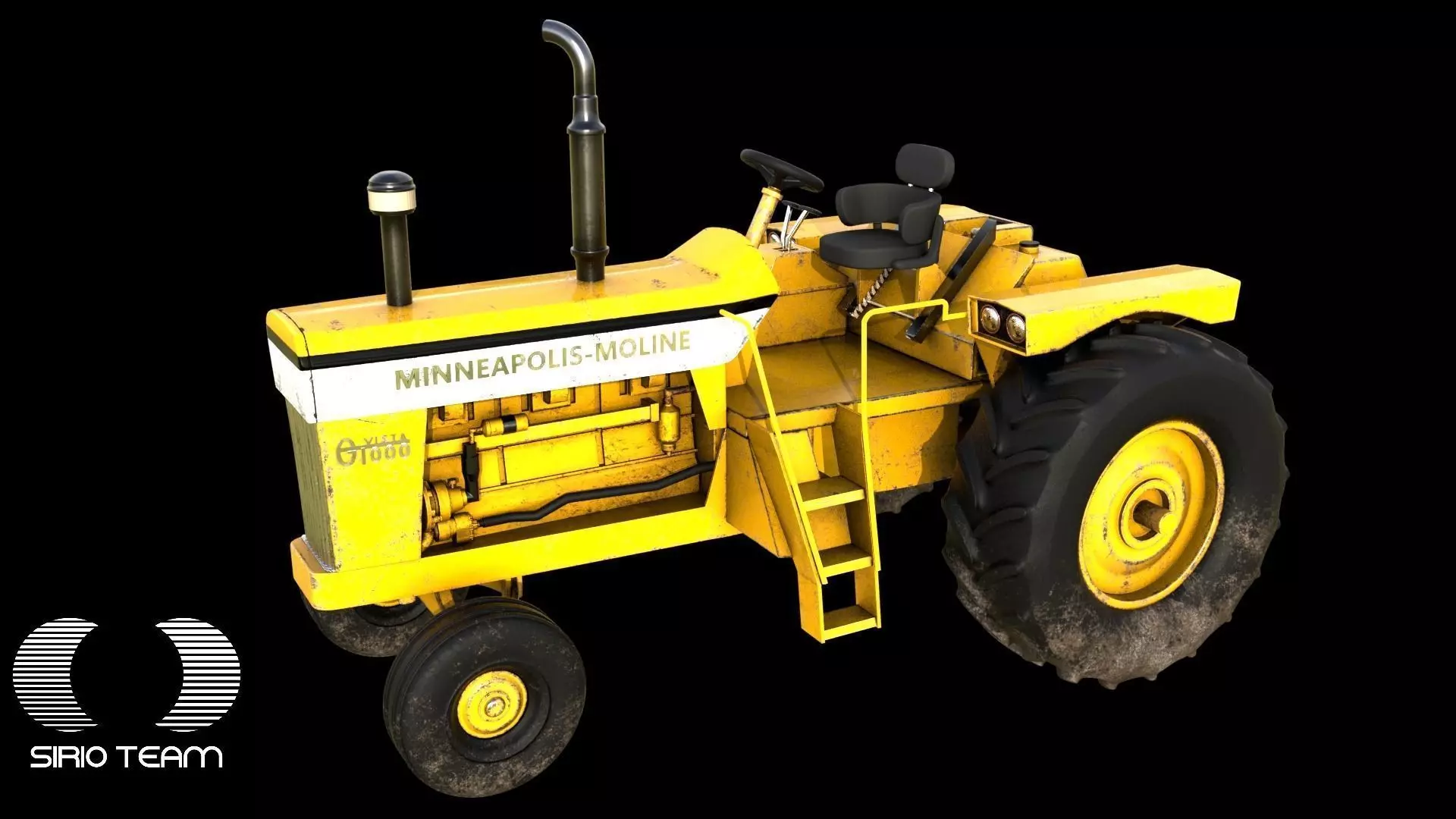 Minneapolis moline Vista G1000 Low-poly 3D model