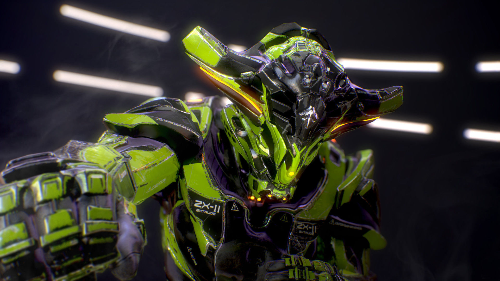 Sci-Fi Armor 2 Low-poly 3D model_11