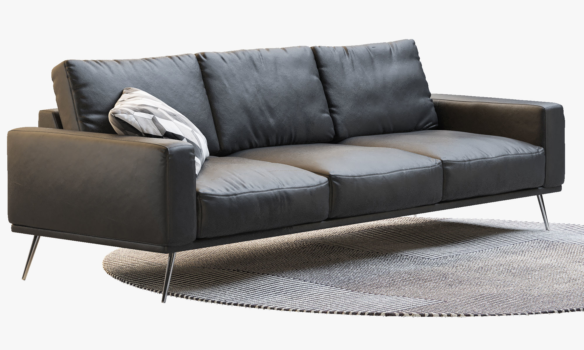 Boconcept 7 sofas set 3D model_40