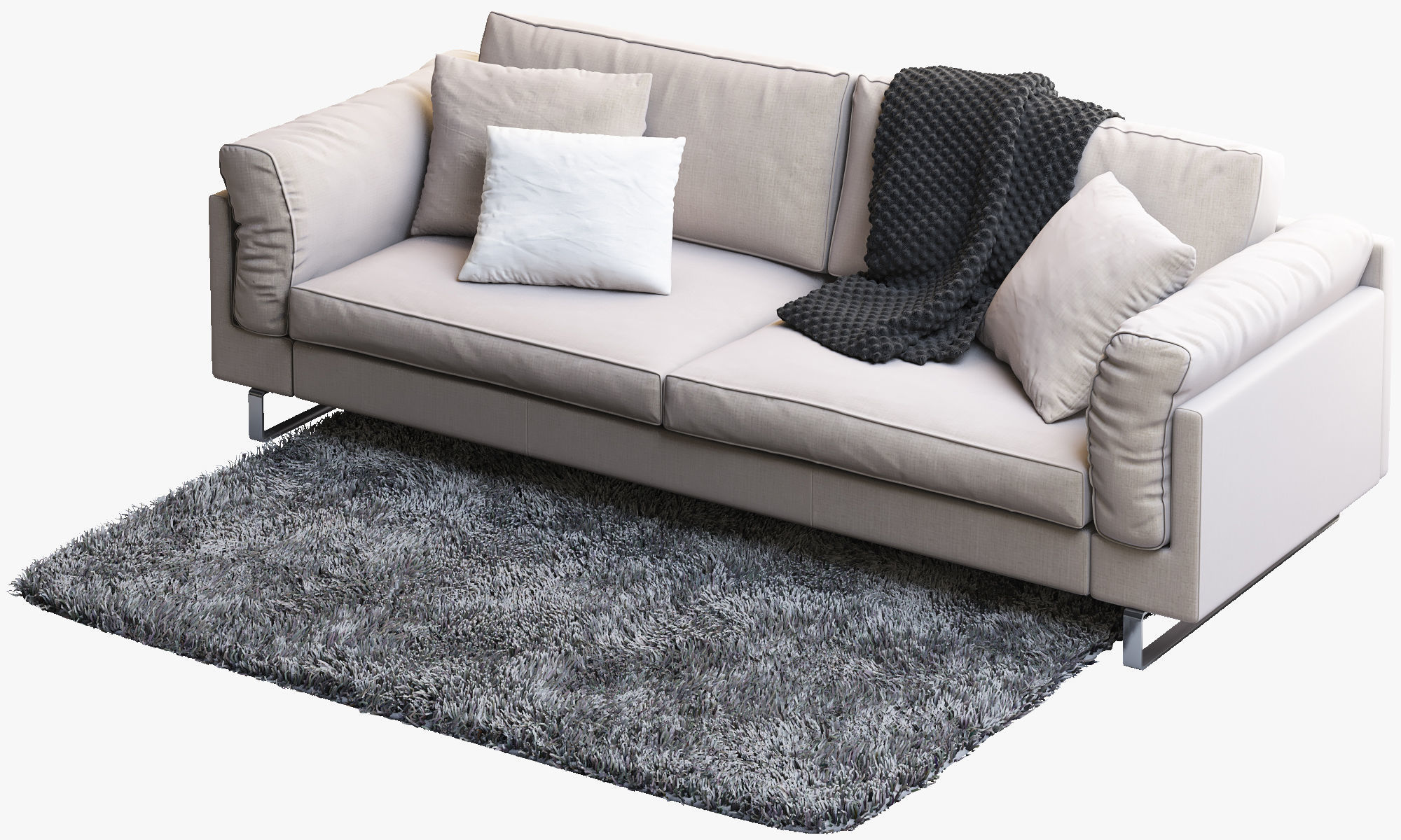 Boconcept 7 sofas set 3D model_54