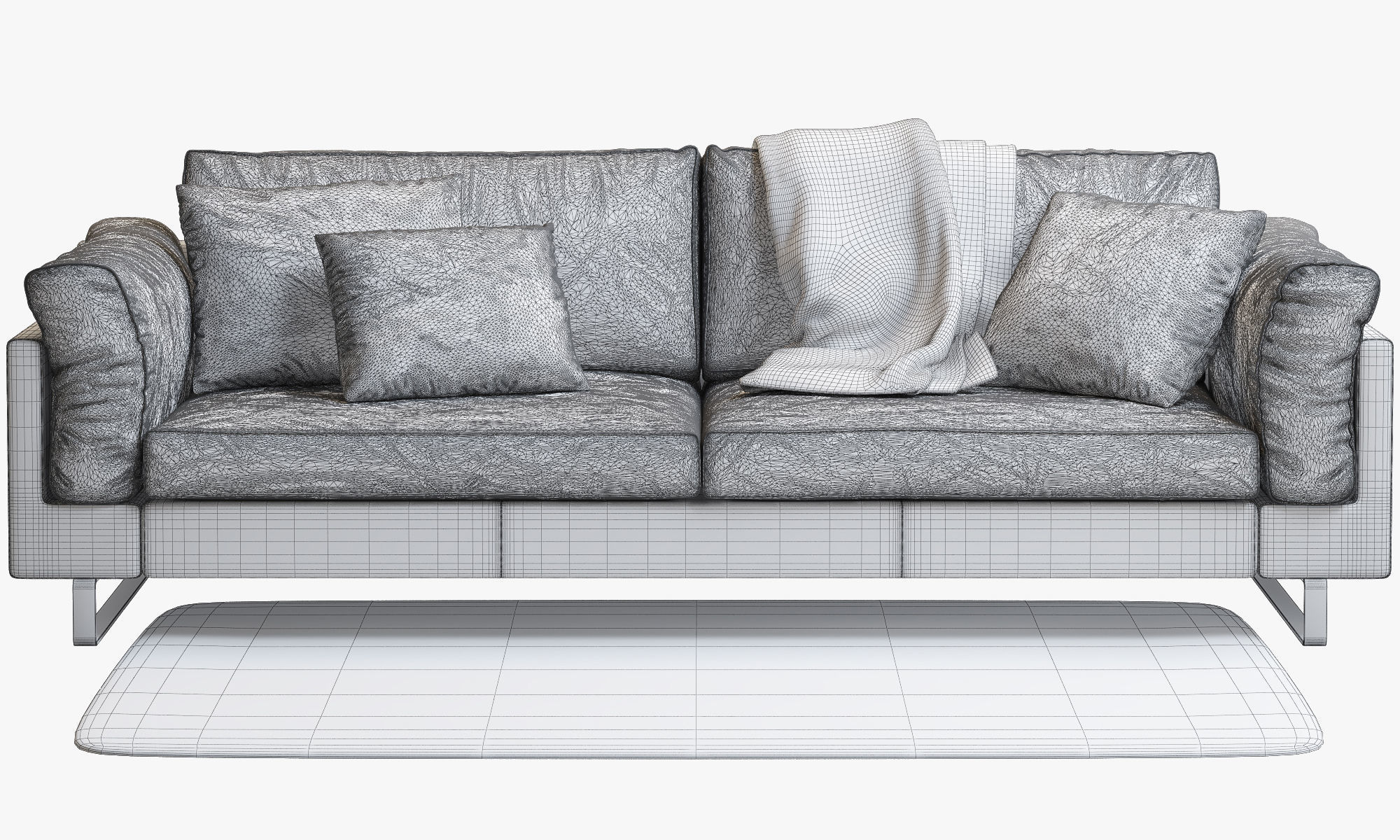 Boconcept 7 sofas set 3D model_51