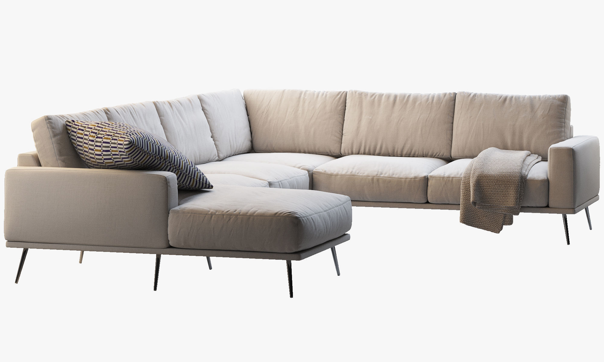 Boconcept 7 sofas set 3D model_32