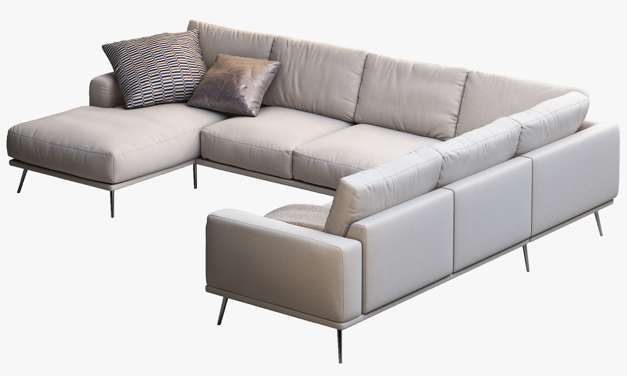 Boconcept 7 sofas set 3D model_33