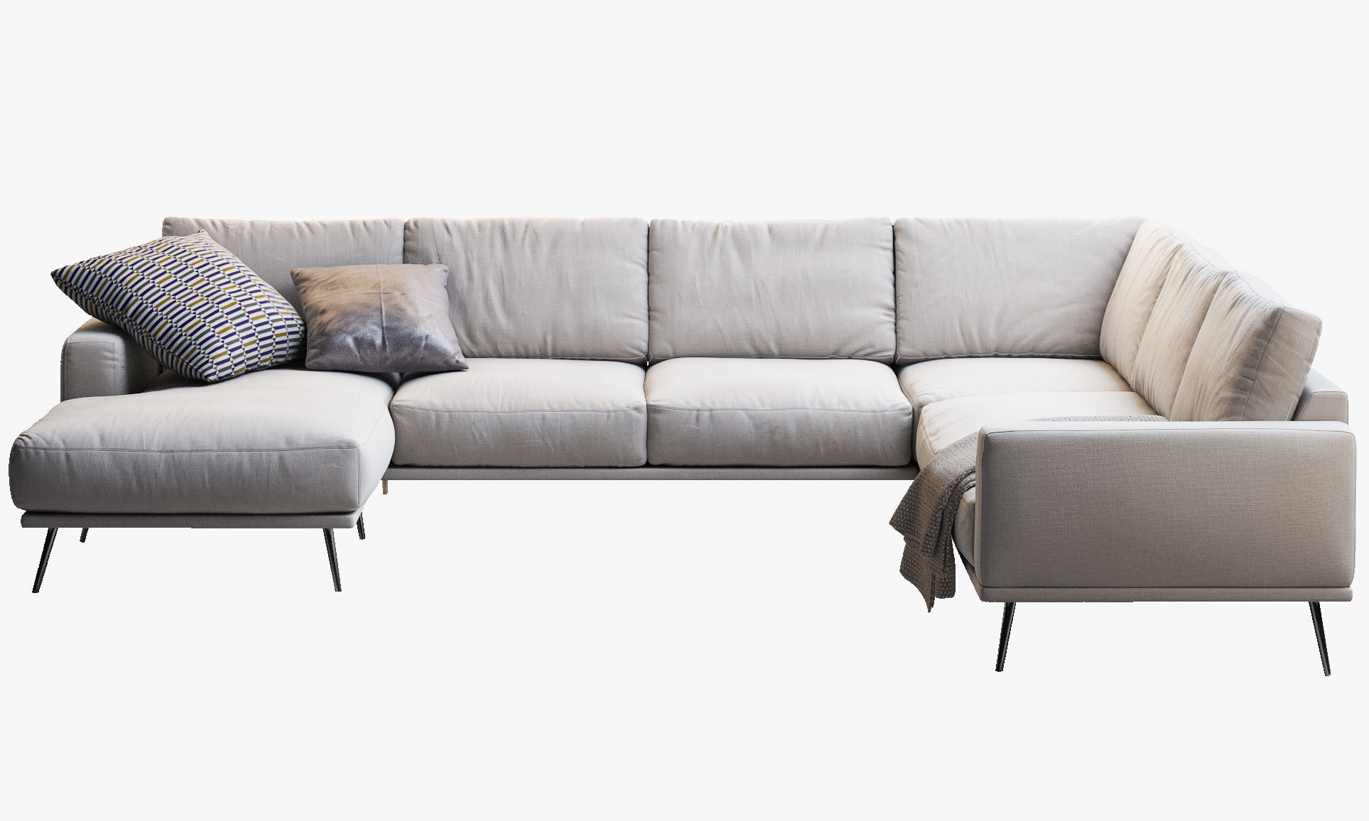 Boconcept 7 sofas set 3D model_30