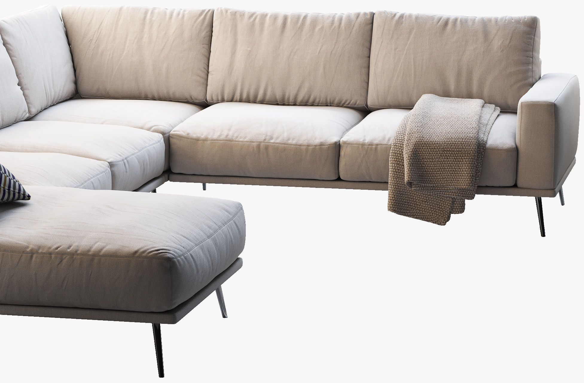 Boconcept 7 sofas set 3D model_34