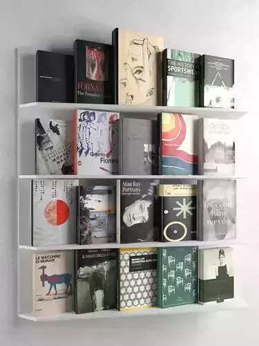 Books Set 7 shelf with