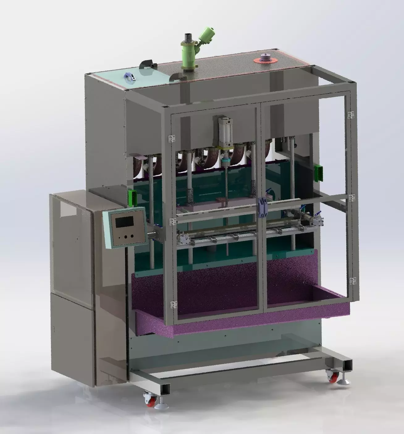 Filling machine 3D model_0