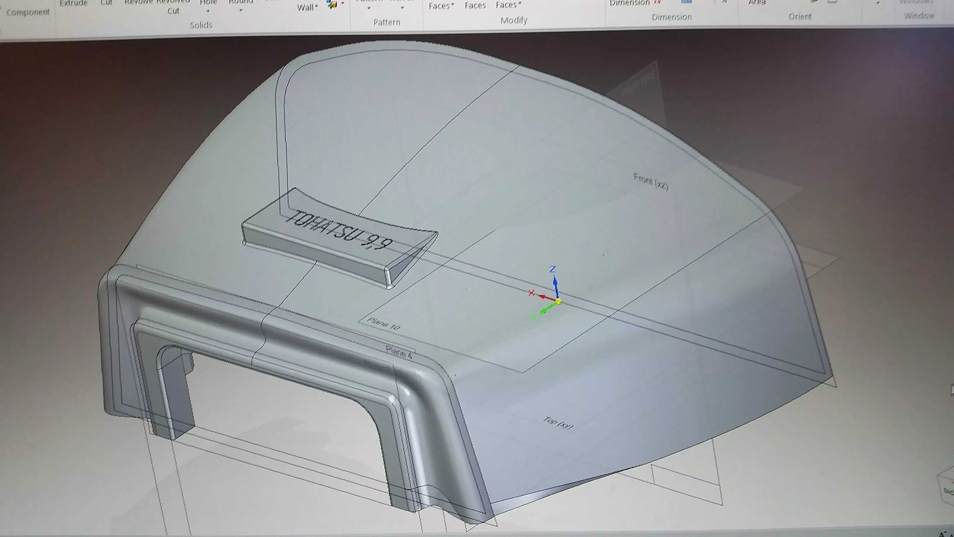 Air inlet TOHATSU 9 3D print model_0