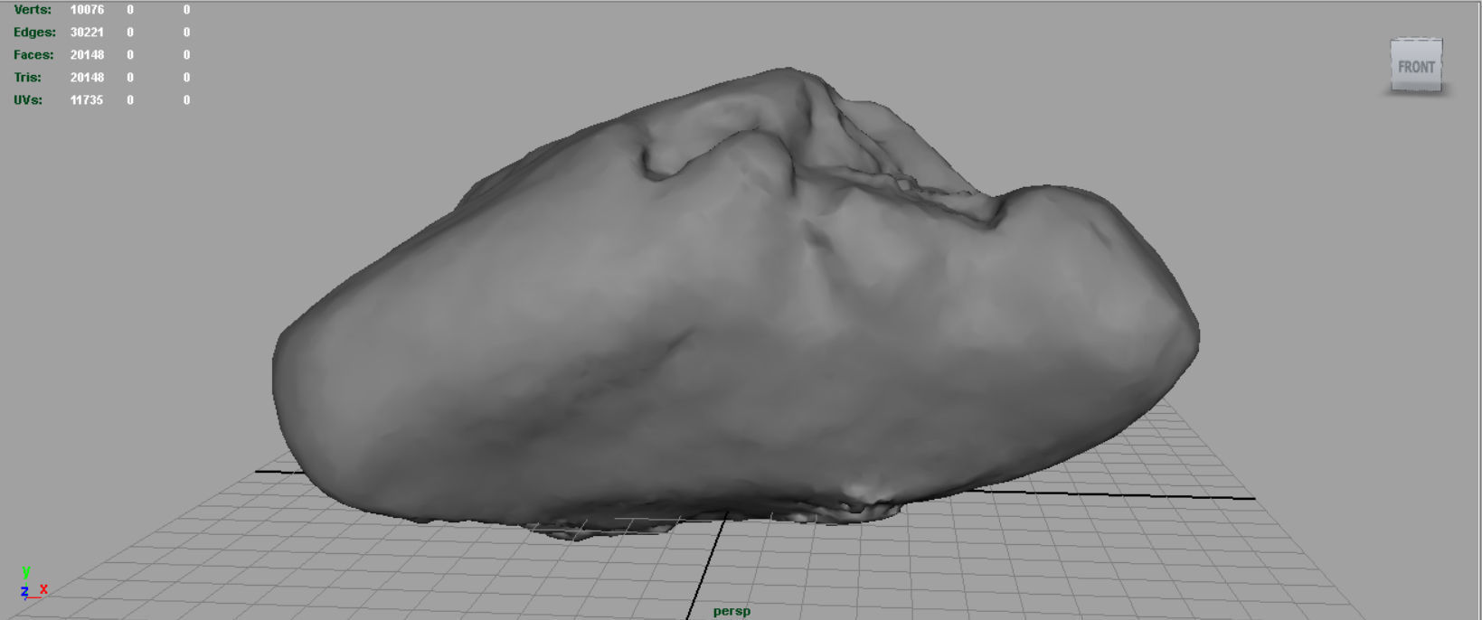 Big Rocks Collection Pack Low-poly 3D model_22