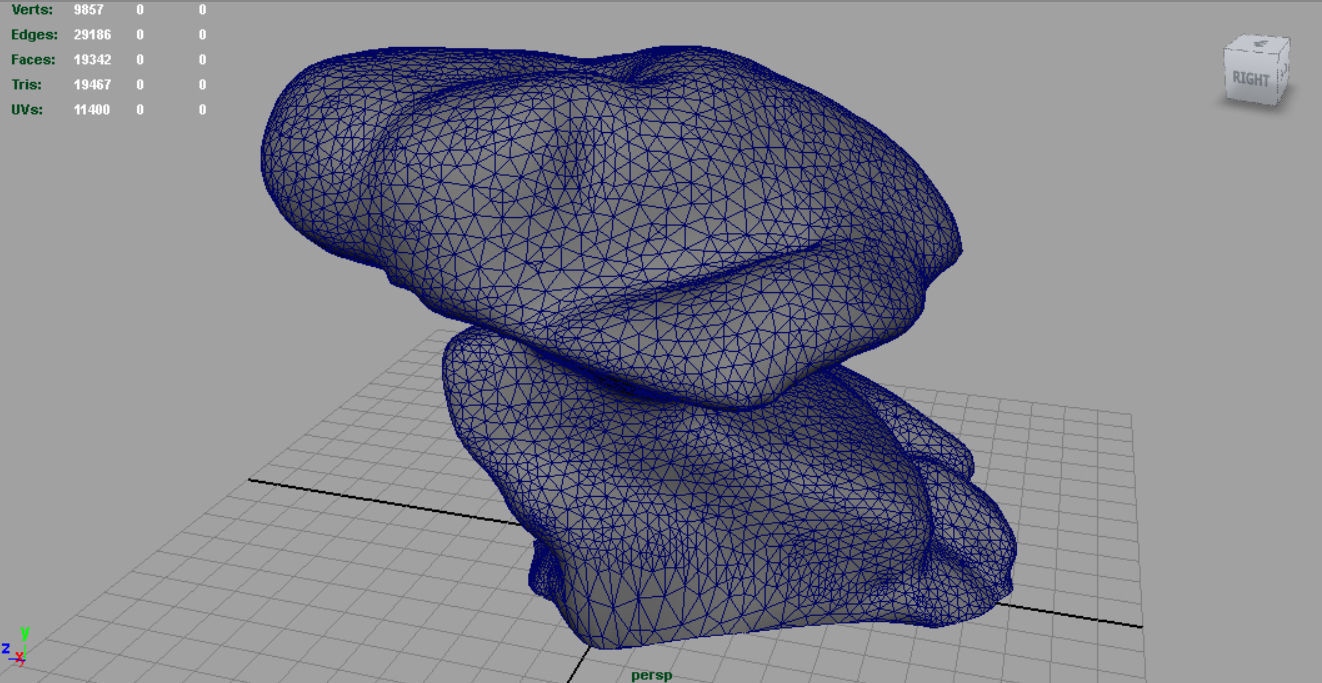 Big Rocks Collection Pack Low-poly 3D model_29