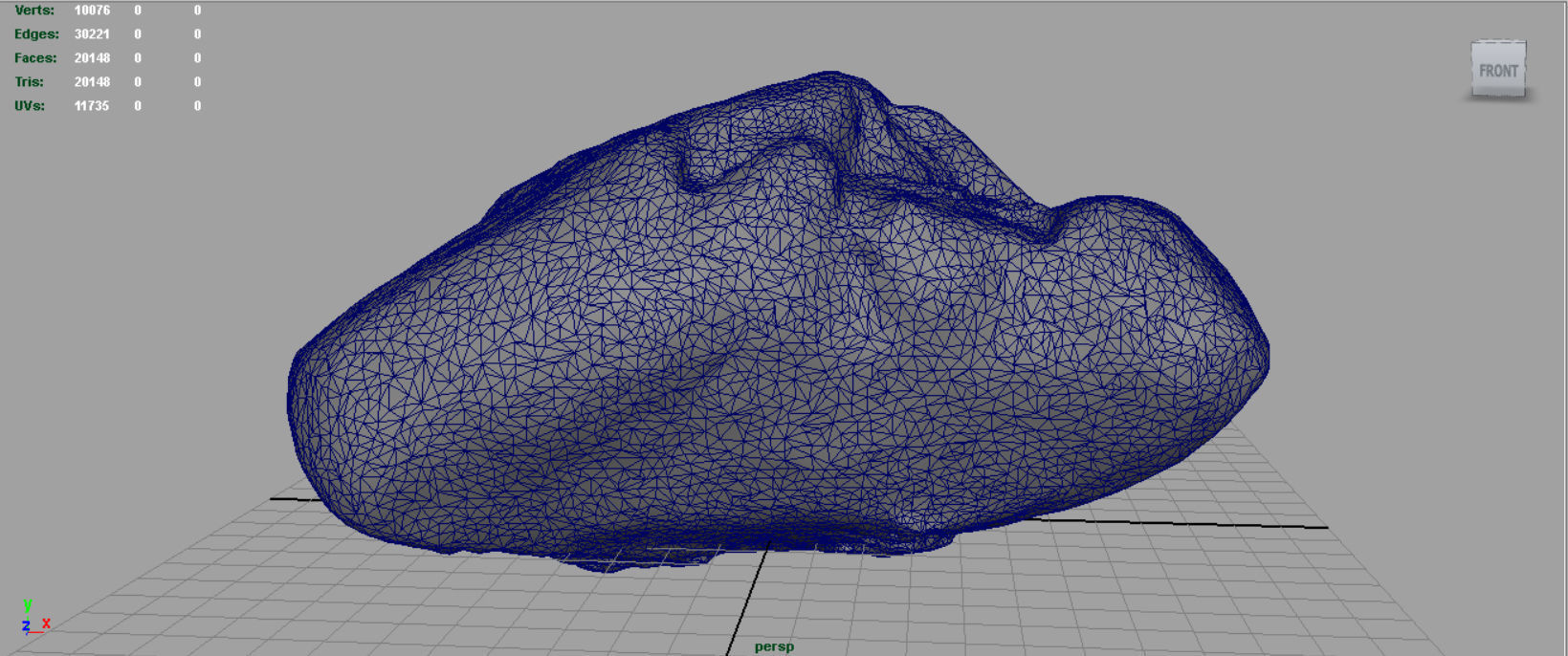 Big Rocks Collection Pack Low-poly 3D model_23