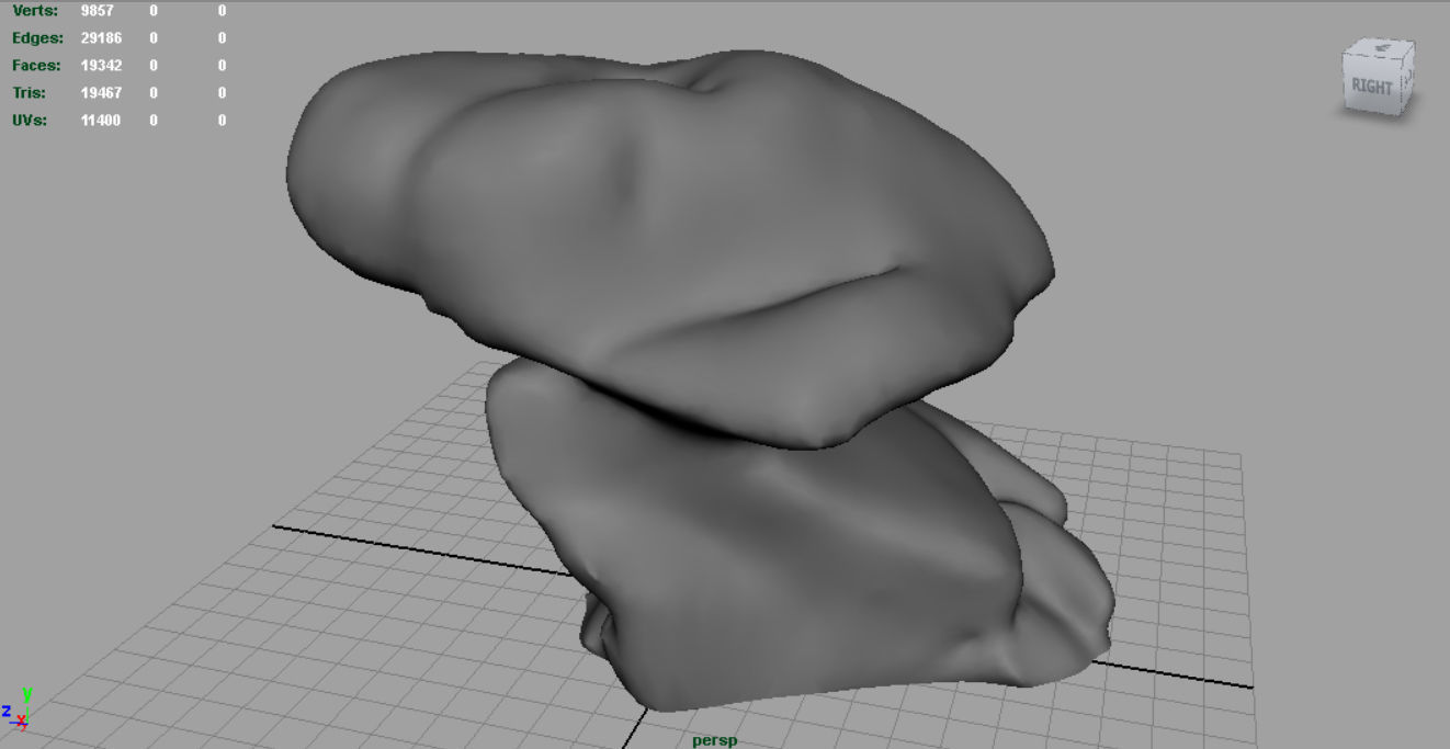 Big Rocks Collection Pack Low-poly 3D model_27