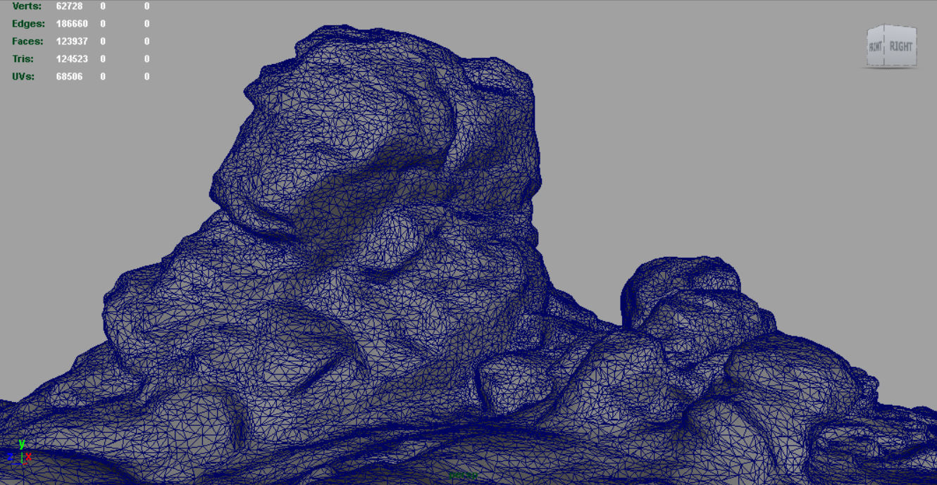 Big Rocks Collection Pack Low-poly 3D model_38