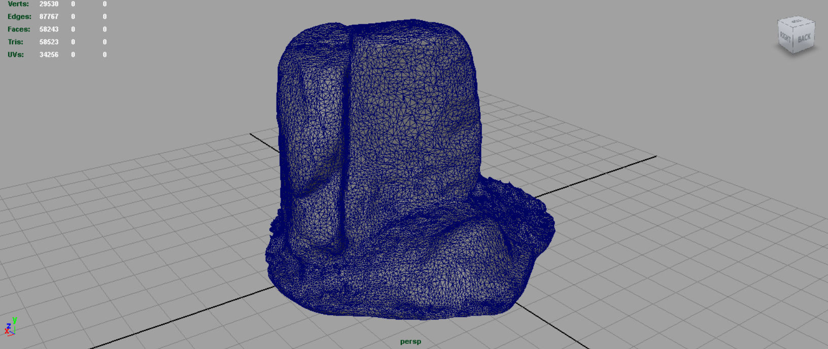 Big Rocks Collection Pack Low-poly 3D model_9