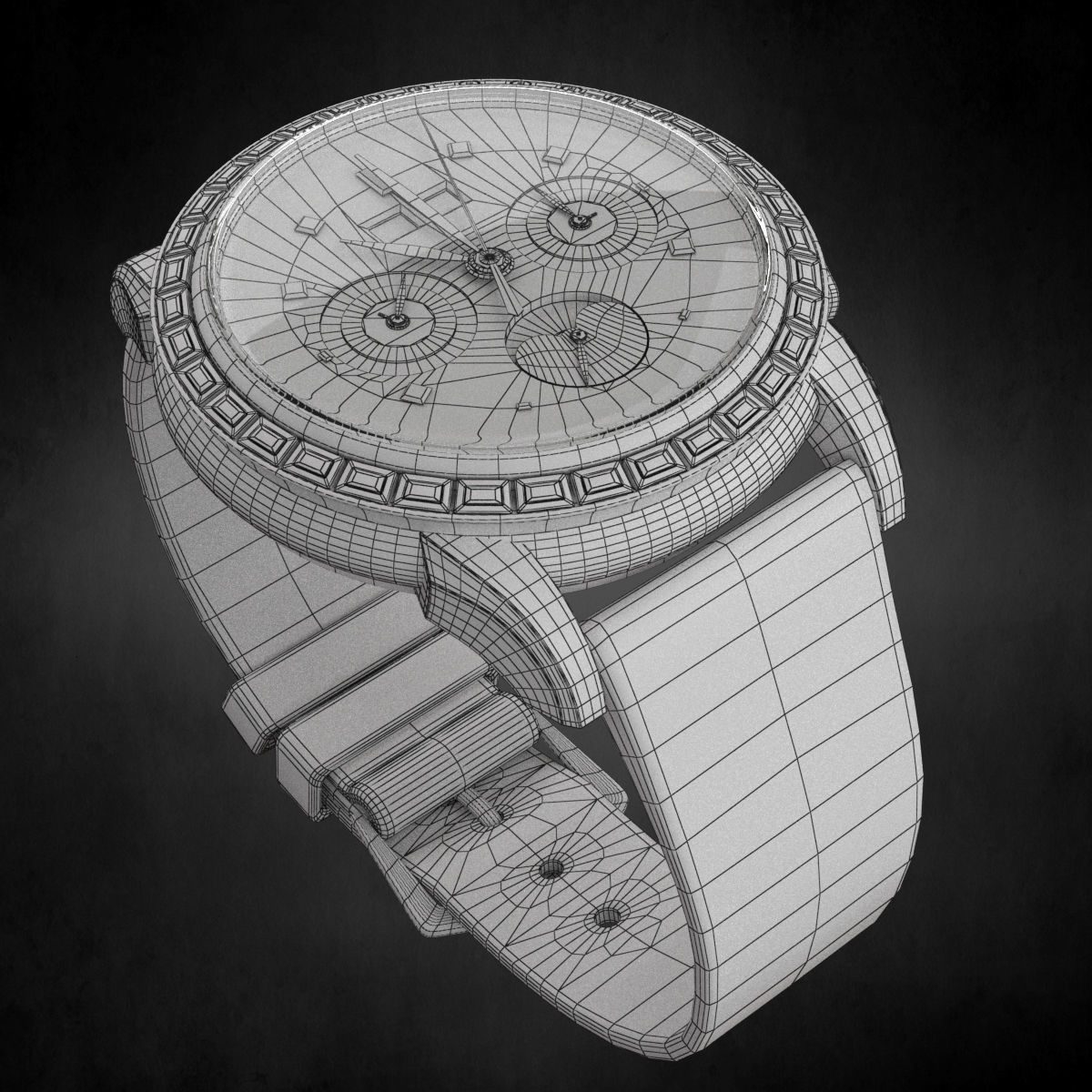 Patek Philippe watch 3D model_6