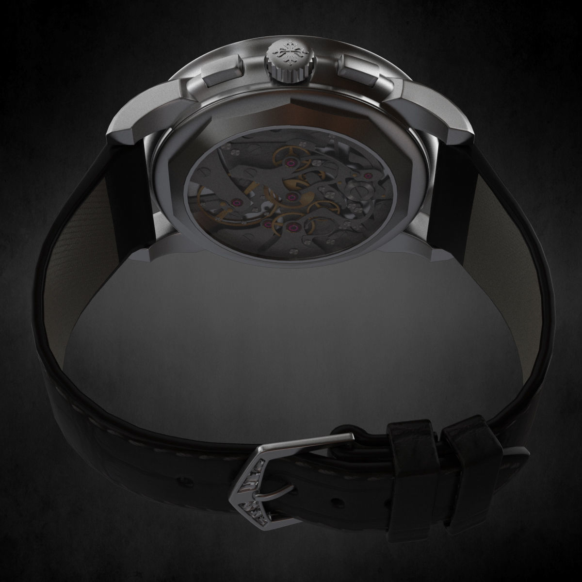 Patek Philippe watch 3D model_3