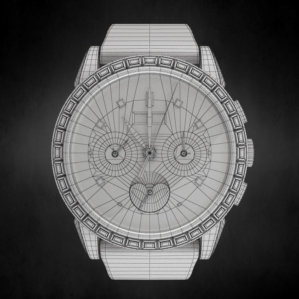 Patek Philippe watch 3D model_7