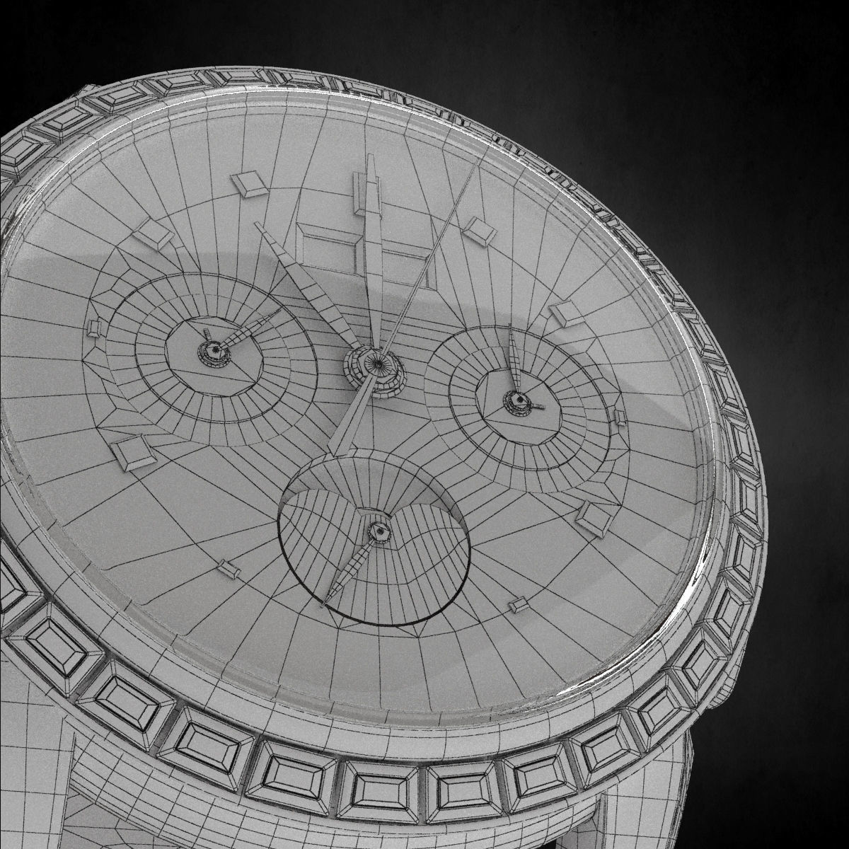 Patek Philippe watch 3D model_11