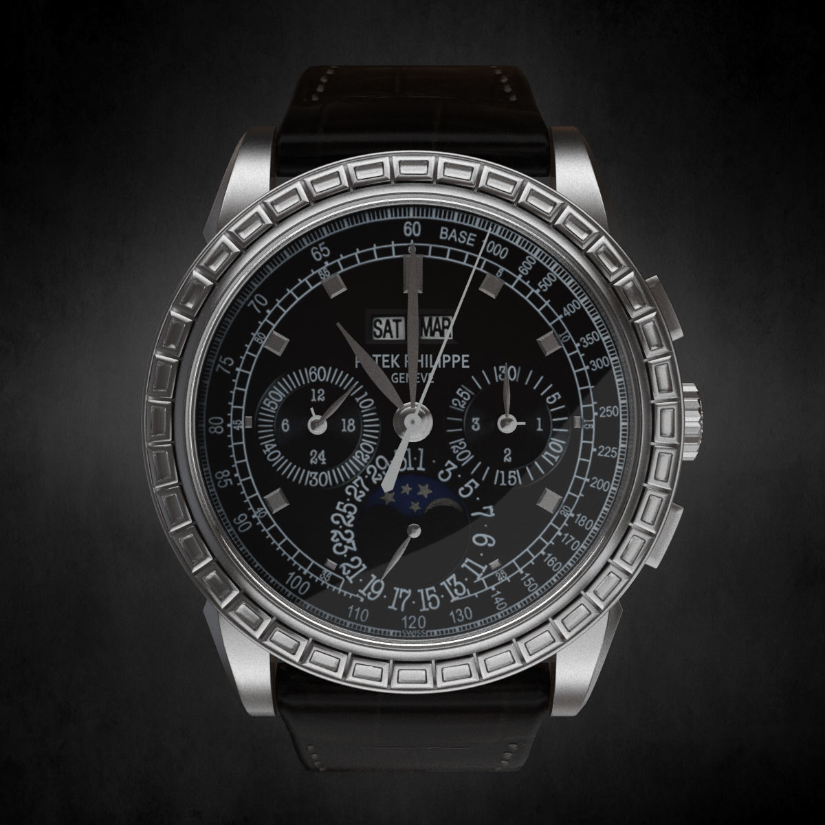 Patek Philippe watch 3D model_1