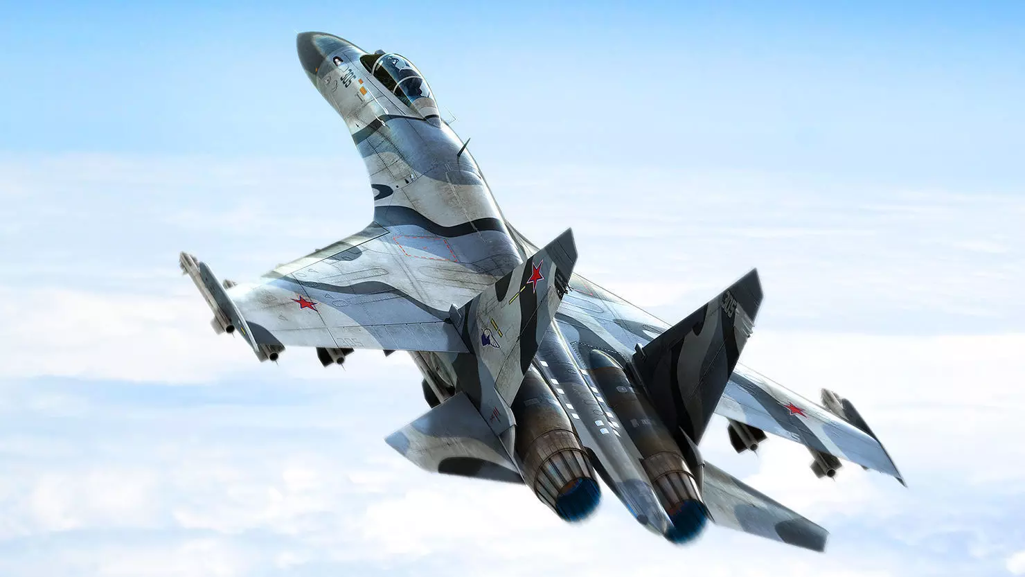 Su-27 Flanker 3D model_0