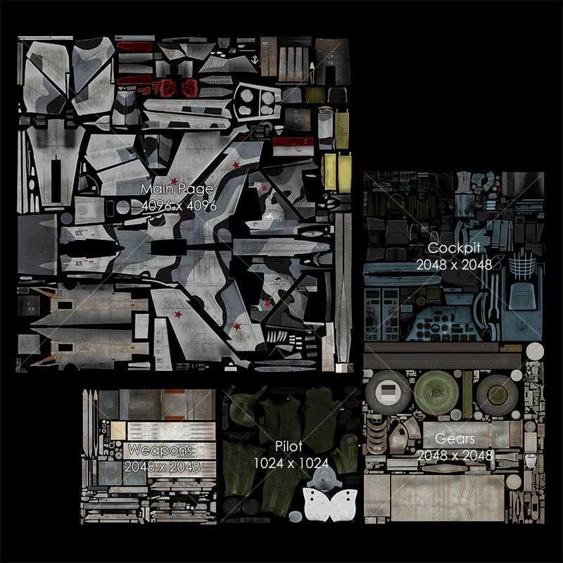 Su-27 Flanker 3D model_16