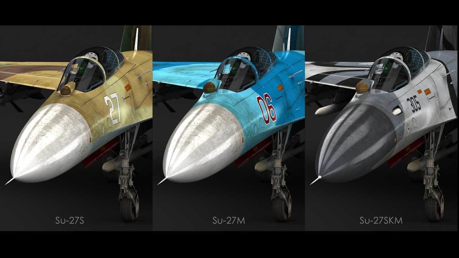 Su-27 Flanker 3D model_15