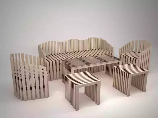 Set Wood Furniture