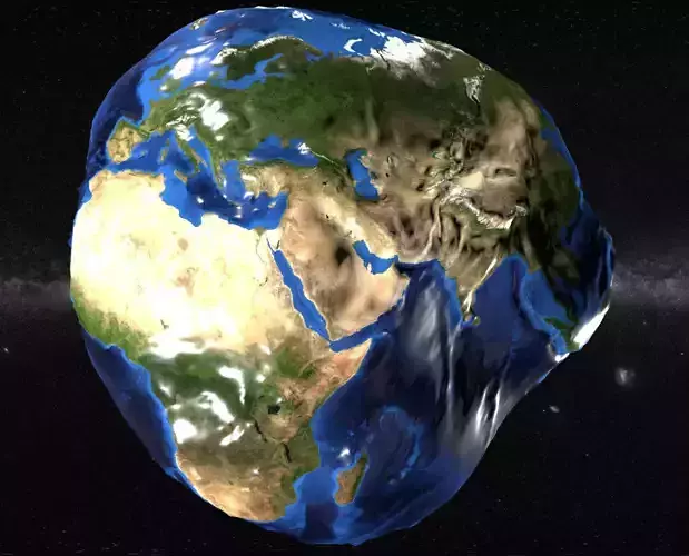 EGM 96 with Blue Marble Texture