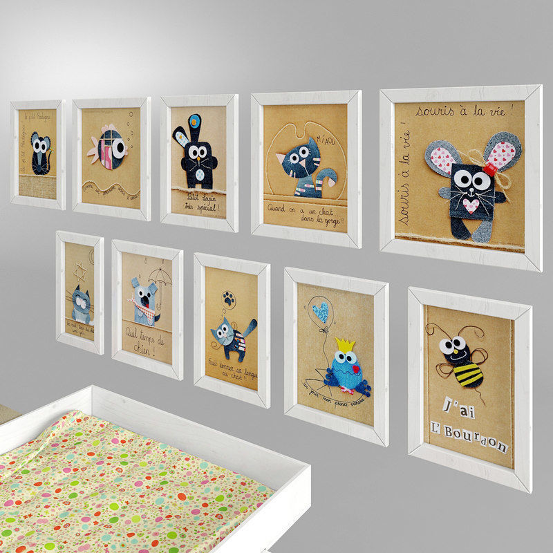 Decorative set for children 2 3D model_6