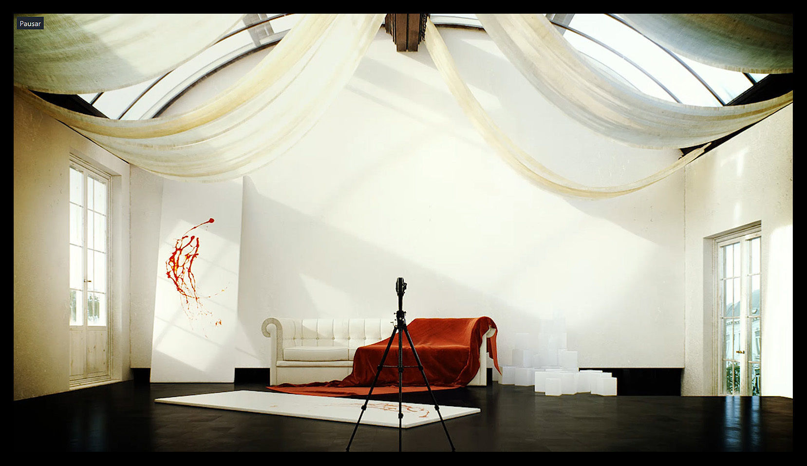 Vault Cloth - TimeLapse Scene - The Third and The Seventh 3D model_7