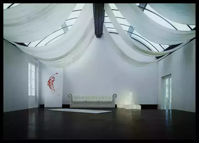 Vault Cloth - TimeLapse Scene - The Third and The Seventh  3D model