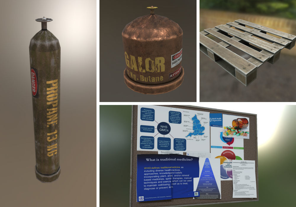 Industrial Props 2 Low-poly 3D model_5