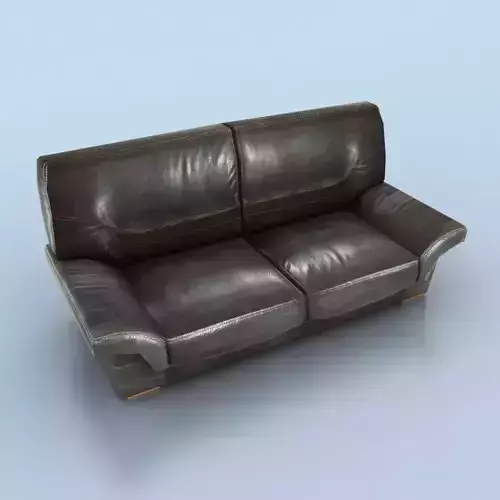 Two-Seat Leather Couch