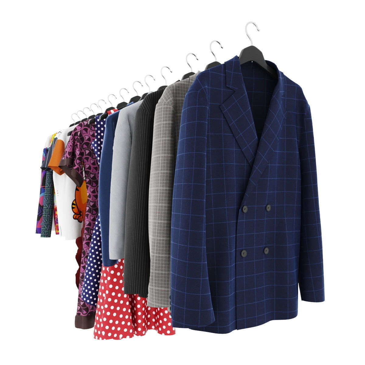 Collection clothes 04 3D model_3