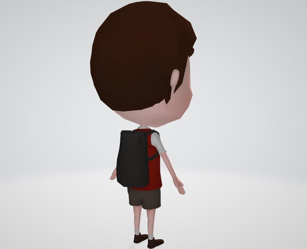 Boy Character 3D model_4