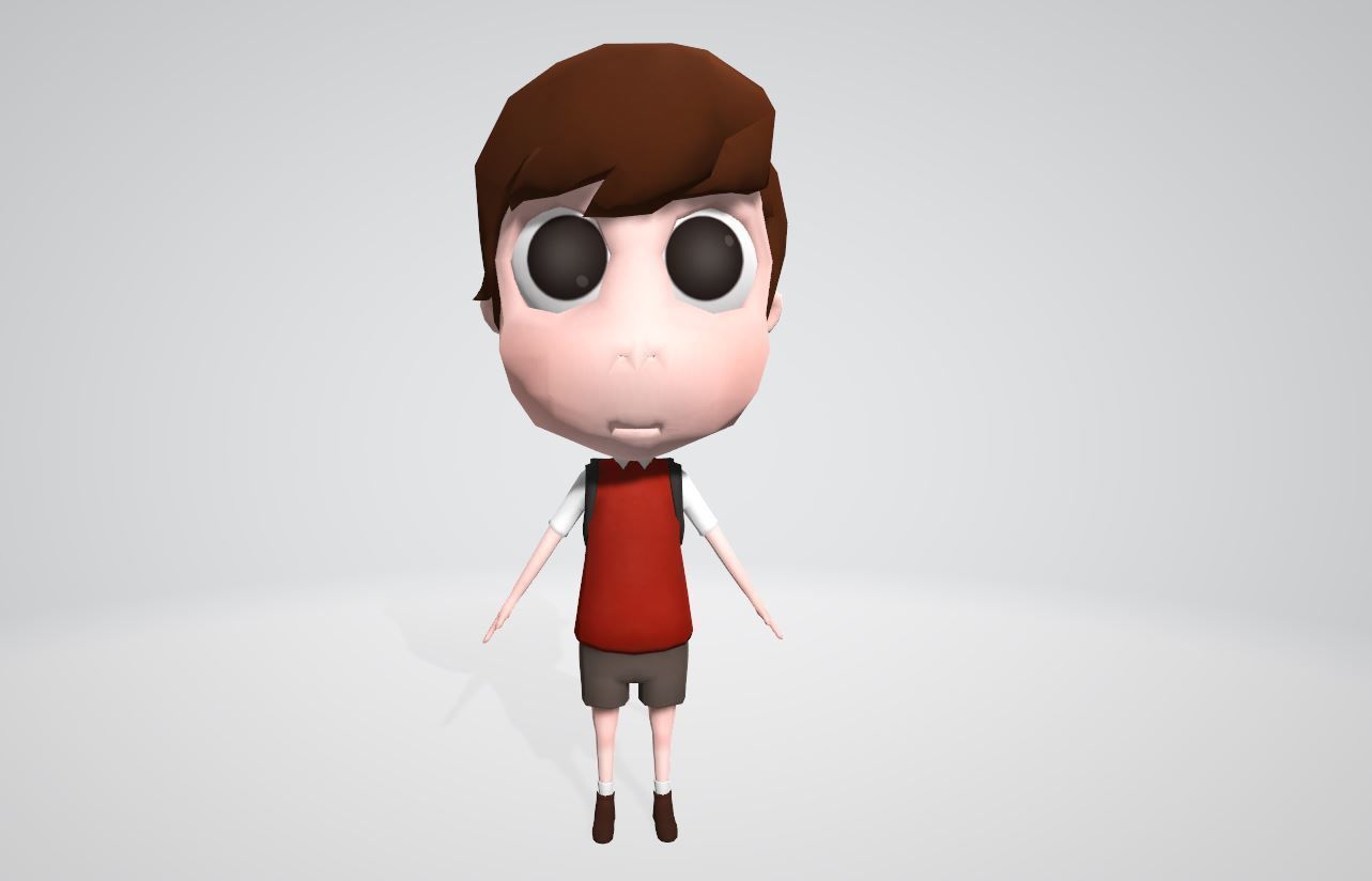 Boy Character 3D model_7