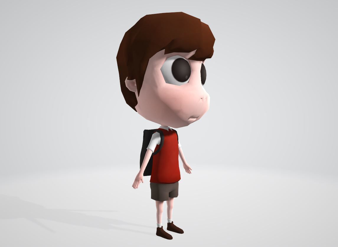 Boy Character 3D model_6