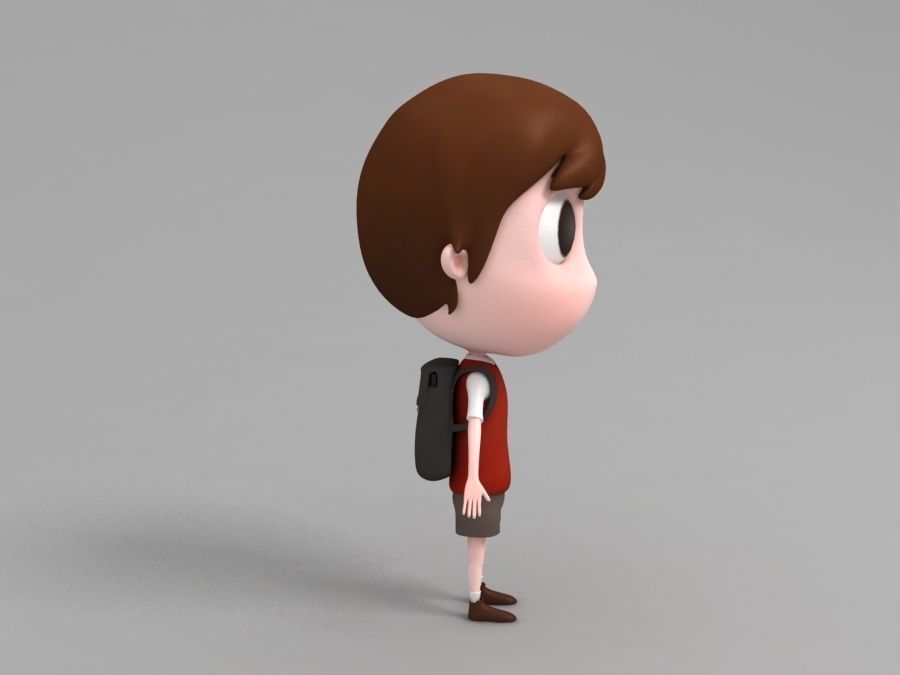 Boy Character 3D model_3