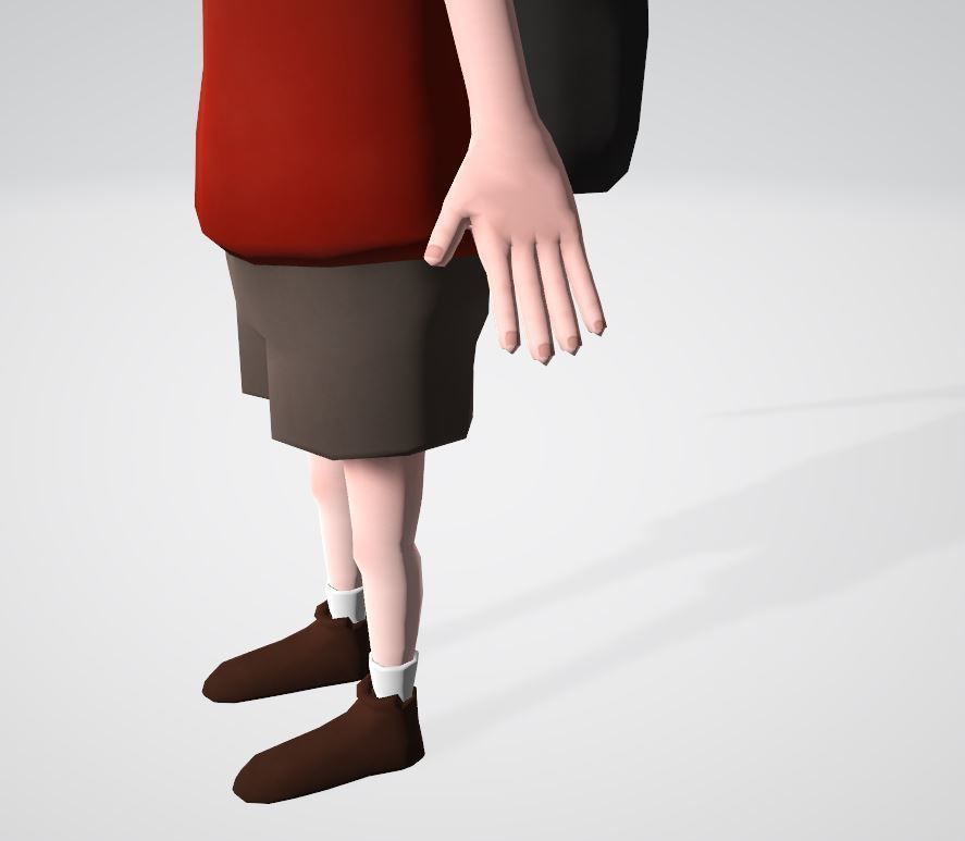 Boy Character 3D model_9